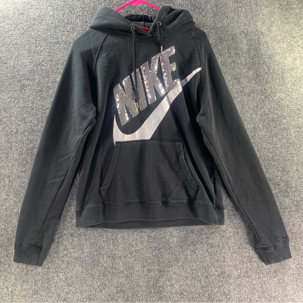 Nike Hoodie Womens Medium Pullover Sequin Gym Workout